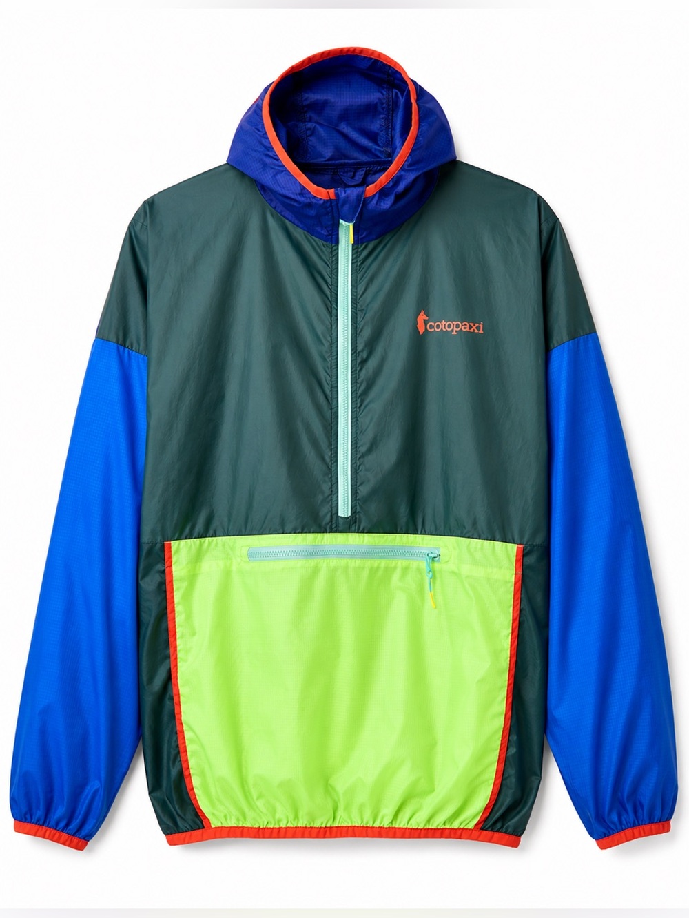 Rare Limeade Cotopaxi Teca Half-Zip Windbreaker Neon Colorblock Wmn M Men S READ